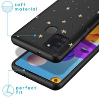 imoshion Design hoesje Samsung Galaxy A21s - Sterren / Zwart