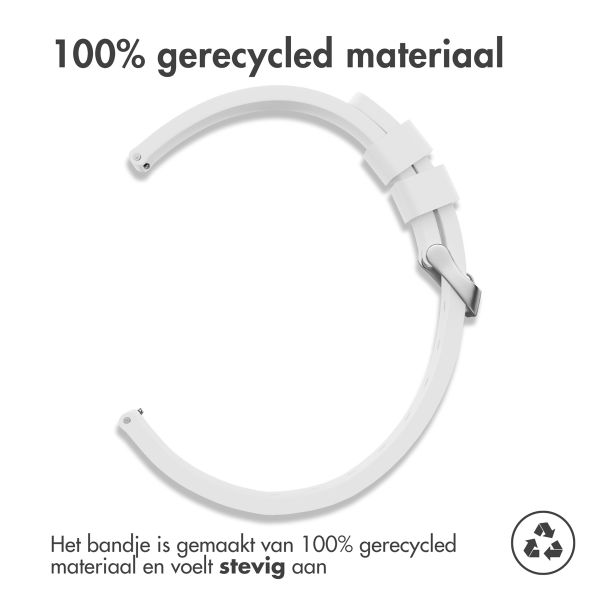 imoshion Siliconen bandje  - Universeel 24 mm aansluiting - Wit