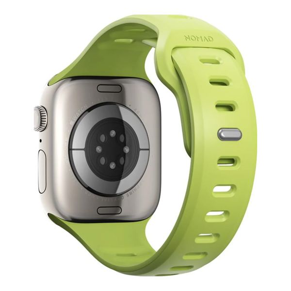 Nomad Tempo siliconen band Apple Watch Series 1 - 11 / SE / Ultra (44/45/46/49 mm) - Lime
