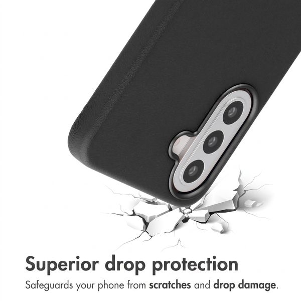 Accezz Leather Case with MagSafe Samsung Galaxy A57 (5G) - Onyx Black