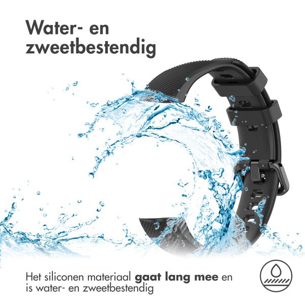 imoshion Siliconen bandje Honor Band 4 - Zwart