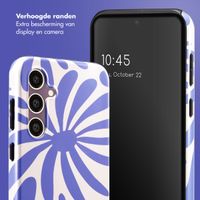 Selencia Vivid Backcover Samsung Galaxy S23 FE - Modern Bloom Sapphire Blue