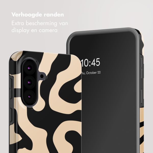 Selencia Vivid Backcover Samsung Galaxy A37 (5G) - Art Wave Black