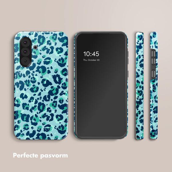 Selencia Vivid Tough Backcover Samsung Galaxy A36 / A56 - Wild Spots Light Blue