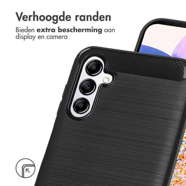 imoshion Brushed Backcover Samsung Galaxy A14 (5G/4G) - Zwart