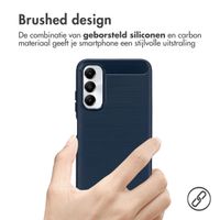 imoshion Brushed Backcover Samsung Galaxy A05s - Donkerblauw