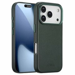 Accezz Leather Back Cover with MagSafe Apple iPhone 17 Pro - Cedar Green