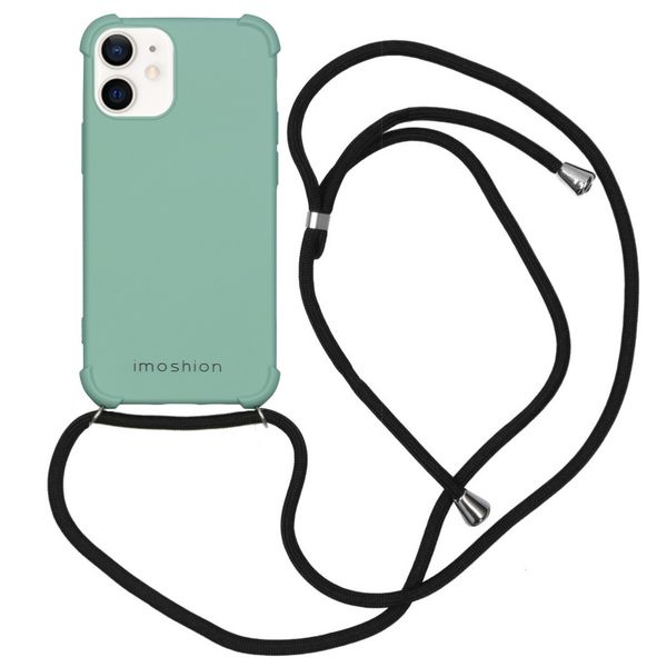 imoshion Color Backcover met koord iPhone 12 Mini - Groen