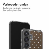 imoshion Design hoesje Samsung Galaxy S24 - Polka Dot Bruin
