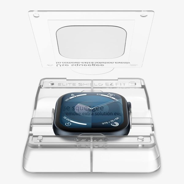 Spigen EliteShield EZ Fit Screenprotector met applicator Apple Watch Series 10 / 11 - 46 mm - Transparant