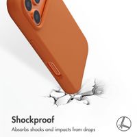 Accezz Liquid Silicone Case with MagSafe Apple iPhone 18 Pro / 17 Pro - Orange