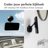 imoshion Telefoonhouder Auto met MagSafe - 360° draaibaar - met Zuignap - Magnetisch - Universeel - Zwart