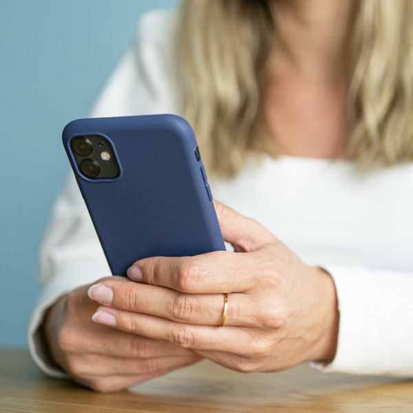 imoshion Color Backcover Oppo Reno4 Z 5G - Donkerblauw