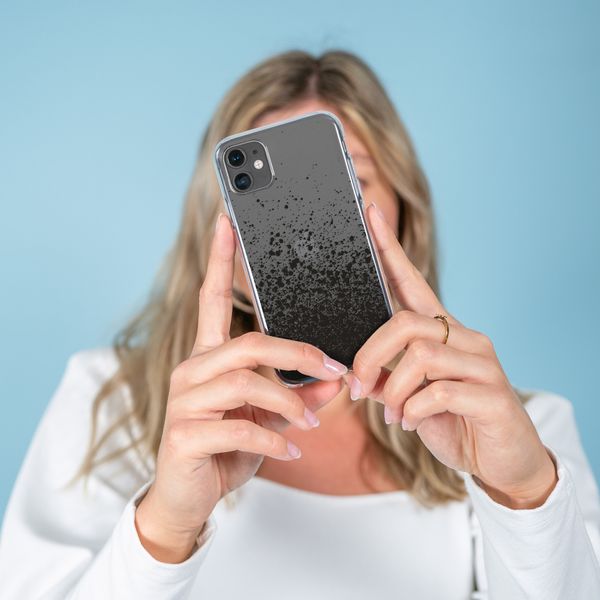 imoshion Design hoesje iPhone Xr - Spetters - Zwart