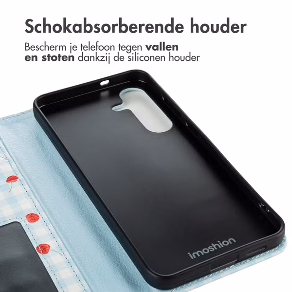 imoshion Design Bookcase Samsung Galaxy S25 FE - Cherry Check