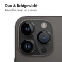 imoshion 2 Pack Camera lens protector Apple iPhone 15 Pro / 15 Pro Max - Zwart