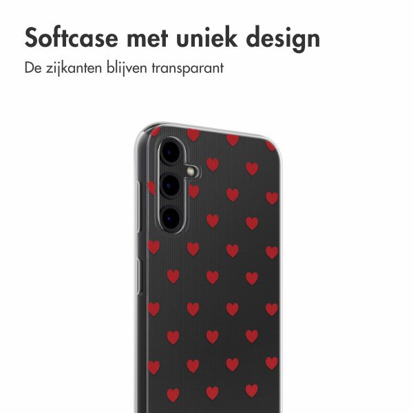 imoshion Design hoesje Samsung Galaxy A14 (5G/4G) - Red Hearts