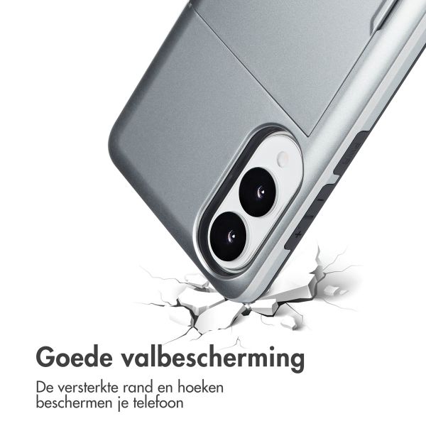 imoshion Backcover met pasjeshouder Samsung Galaxy S25 Edge - Grijs