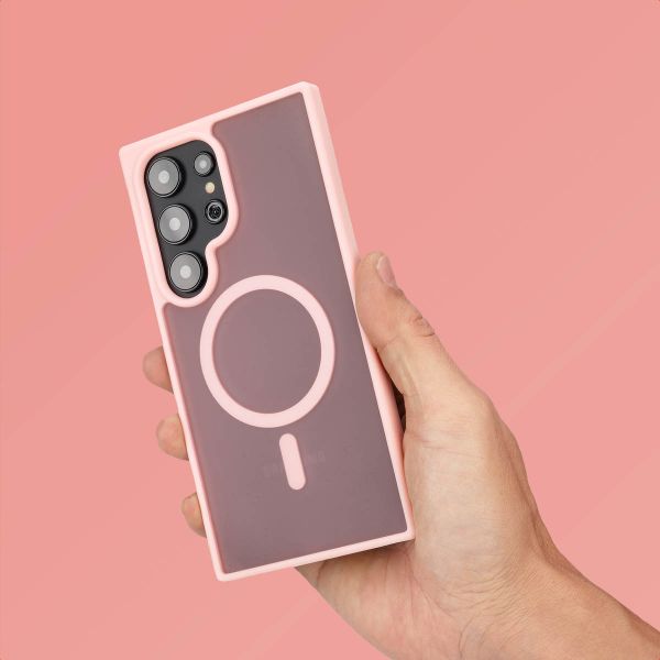 imoshion Color Guard Backcover met MagSafe Samsung Galaxy S25 Ultra - Lichtroze