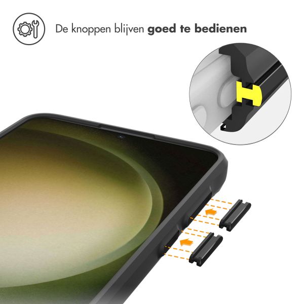 imoshion Rugged Hybrid Case Samsung Galaxy S24 - Zwart