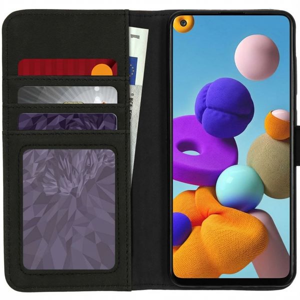 imoshion Luxe Bookcase Samsung Galaxy A21s - Bruin