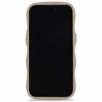 Holdit Wavy Case Apple iPhone 14 Pro - Mocha Brown / Transparent