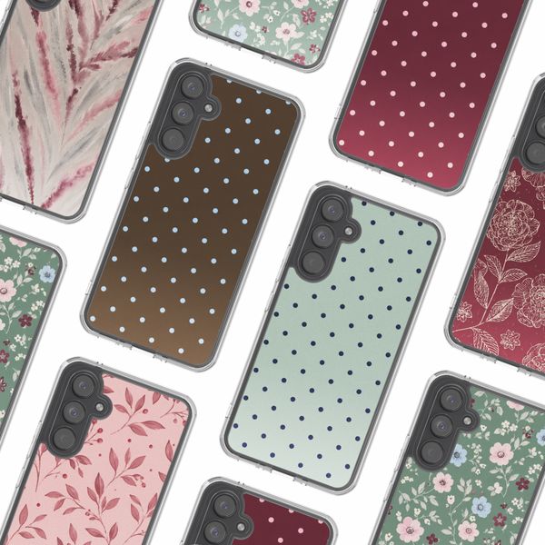 imoshion Design hoesje Samsung Galaxy A18 (4G) / A17 (4G/5G) - Polka Dot Bruin