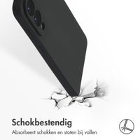 Accezz Liquid Silicone Backcover met MagSafe Samsung Galaxy S25 Edge - Zwart