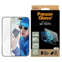 PanzerGlass Gaming Screenprotector Ultra Wide Fit met applicator Apple iPhone 16 Pro