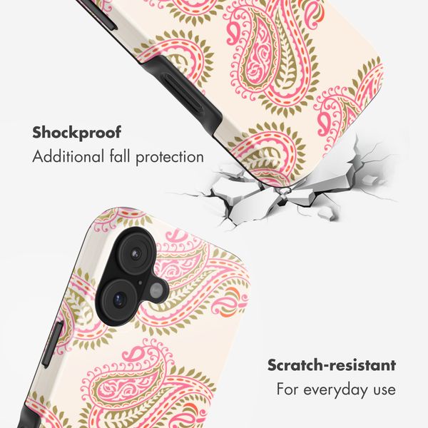 Selencia Vivid Back Cover with MagSafe Apple iPhone 17 - Paisley Blush