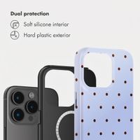 Selencia Vivid Back Cover with MagSafe Apple iPhone 15 Pro - Happy Dots Digital Sky