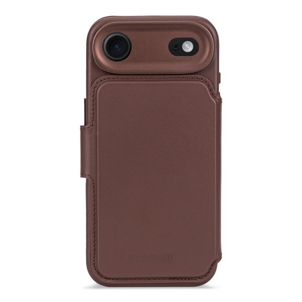 Decoded 2 in 1 Leather Detachable Wallet MagSafe Apple iPhone Air - Chocolate Brown