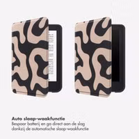 Selencia Vivid Bookcase Kobo Clara Colour / Clara BW - Art Wave Black