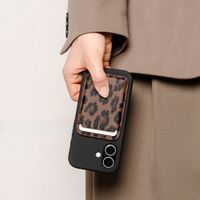 Selencia Sabi Pashouder met MagSafe - Mocha Brown