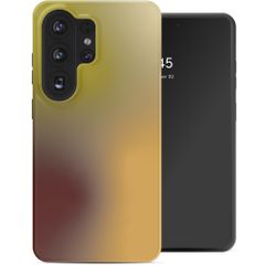 Selencia Vivid Case Samsung Galaxy S26 Ultra - Gradient Olive Dust