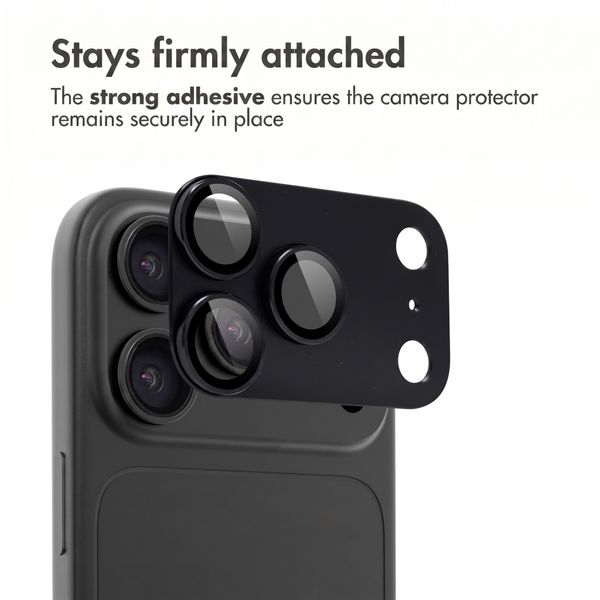 imoshion Camera Protector Glass 2-pack Apple iPhone 18 Pro Max / 17 Pro Max - Black