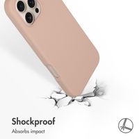 Accezz Liquid Silicone Back Cover with MagSafe Apple iPhone 16 Pro Max - Pink