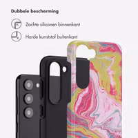 Selencia Vivid Backcover Samsung Galaxy S23 - Marble Pink