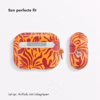 Selencia Vivid Case Apple AirPods Pro 3 - Tropical Vibes Apricot