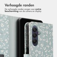 imoshion Design Bookcase Samsung Galaxy A26 - Smoke Green Flowers