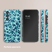 Selencia Vivid Tough Backcover Samsung Galaxy A35 - Wild Spots Light Blue