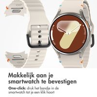 imoshion Wave Siliconenband Samsung Galaxy Watch 4 / 5 / 6 / 7 / FE (20 mm) - Starlight