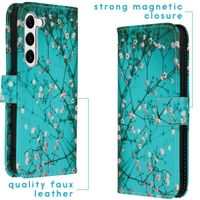 imoshion Design Softcase Bookcase Samsung Galaxy S23 - Blossom