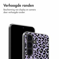 imoshion Design hoesje Samsung Galaxy S24 - Leopard Lilac