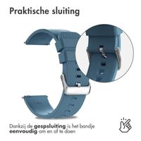 imoshion Siliconen bandje - Universeel 22 mm aansluiting - Blauw