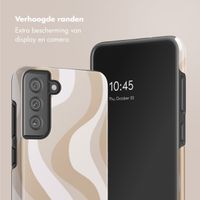 Selencia Vivid Backcover Samsung Galaxy S21 FE - Desert Waves Beige