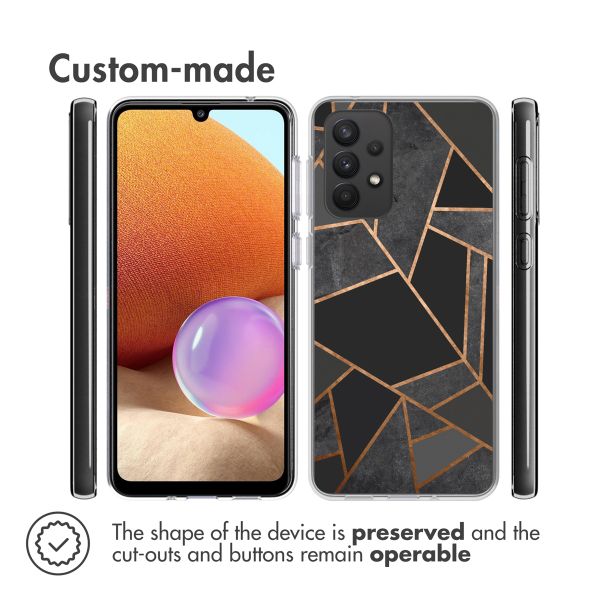 imoshion Design hoesje Samsung Galaxy A33 - Black Graphic