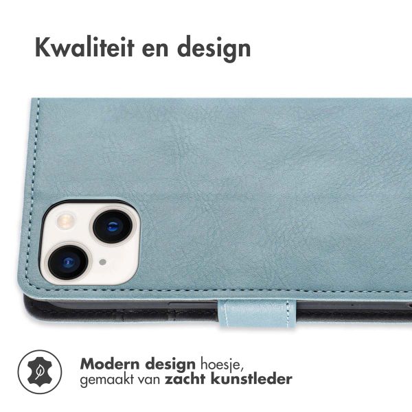imoshion Luxe Bookcase Apple iPhone 14 / 13 - Lichtblauw