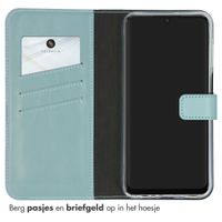 Selencia Echt Leren Bookcase Samsung Galaxy A15 (5G/4G) - Air Blue