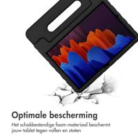 imoshion Kidsproof Backcover met handvat Samsung Galaxy Tab S8 Plus / S7 Plus / S7 FE 5G - Zwart